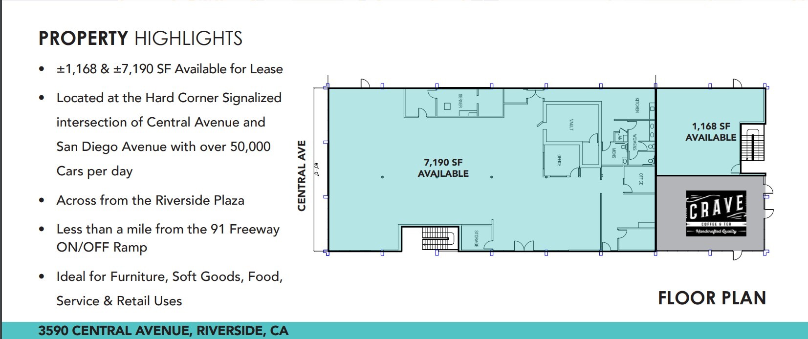 3590 Central Ave, Riverside, CA for lease Floor Plan- Image 1 of 1