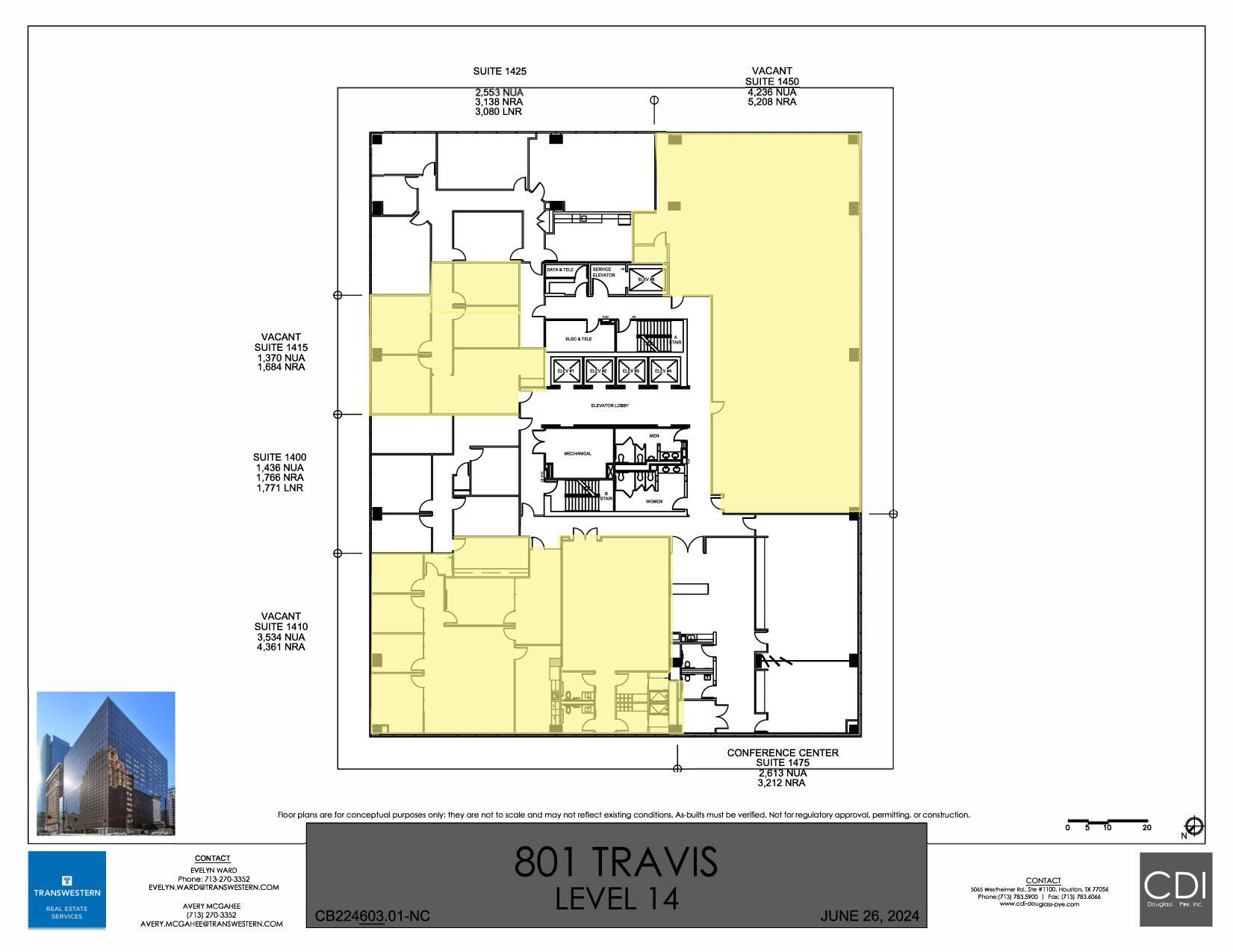 801 Travis St, Houston, TX for sale Floor Plan- Image 1 of 1