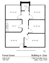 11910 Greenville Ave, Dallas, TX for lease Floor Plan- Image 1 of 1