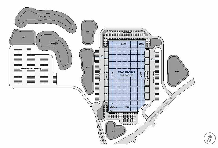 5900 Richmond Henrico Tpke, Richmond, VA for lease - Site Plan - Image 2 of 2