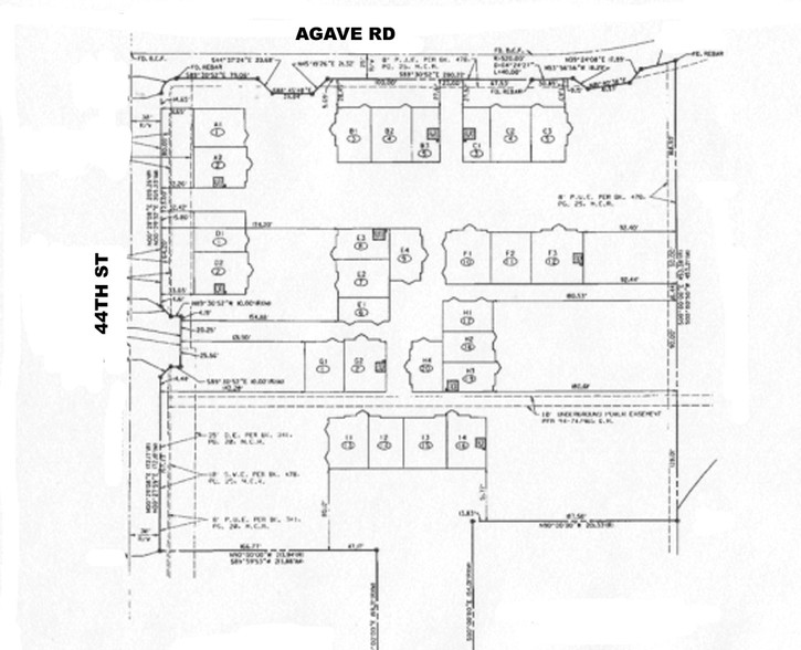 4425 E Agave Rd, Phoenix, AZ for lease - Plat Map - Image 2 of 8