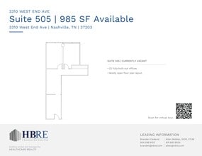 3310 West End Ave, Nashville, TN for lease Site Plan- Image 1 of 1