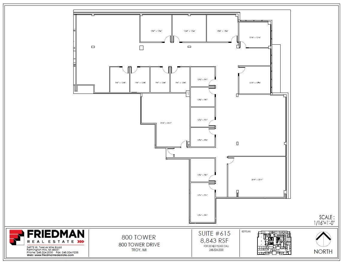 800 Tower Dr, Troy, MI for lease Floor Plan- Image 1 of 1