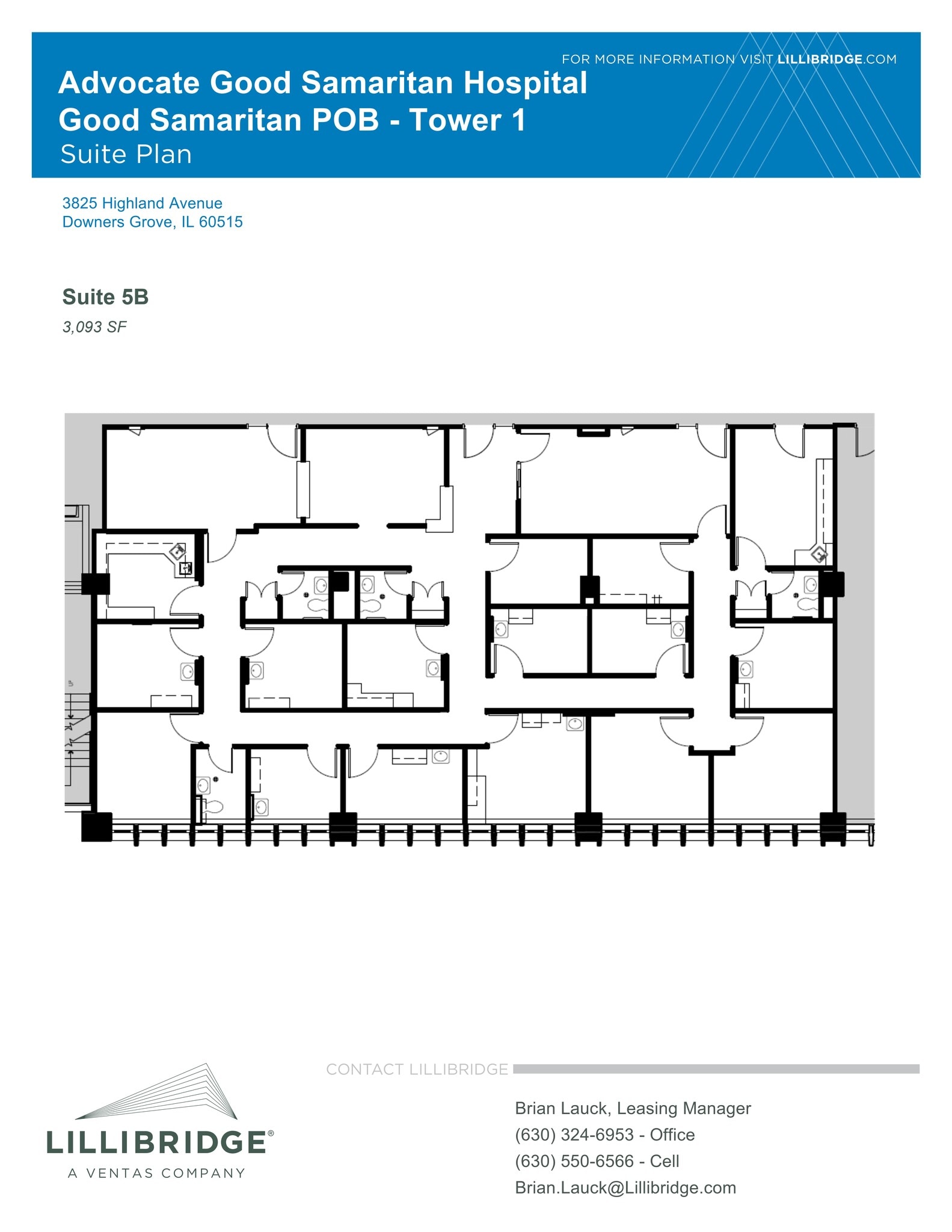 3825 Highland Ave, Downers Grove, IL for lease Site Plan- Image 1 of 1