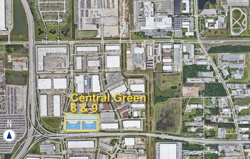 16410 Central Green Blvd, Houston, TX for lease - Aerial - Image 3 of 4