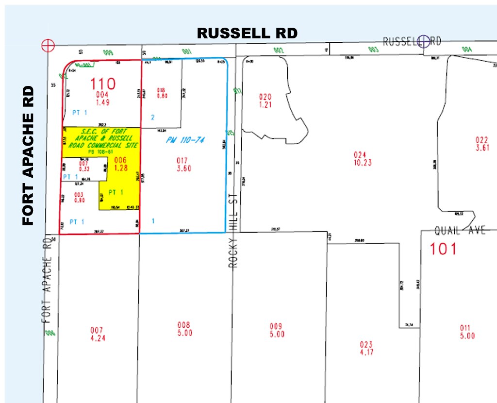 5752 S Fort Apache Rd, Las Vegas, NV for sale Plat Map- Image 1 of 1
