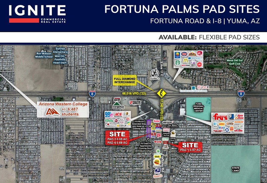 NWC Fortuna Rd & 35th, Yuma, AZ for lease - Building Photo - Image 1 of 5