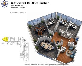 800 Wilcrest Dr, Houston, TX for lease Interior Photo- Image 1 of 1