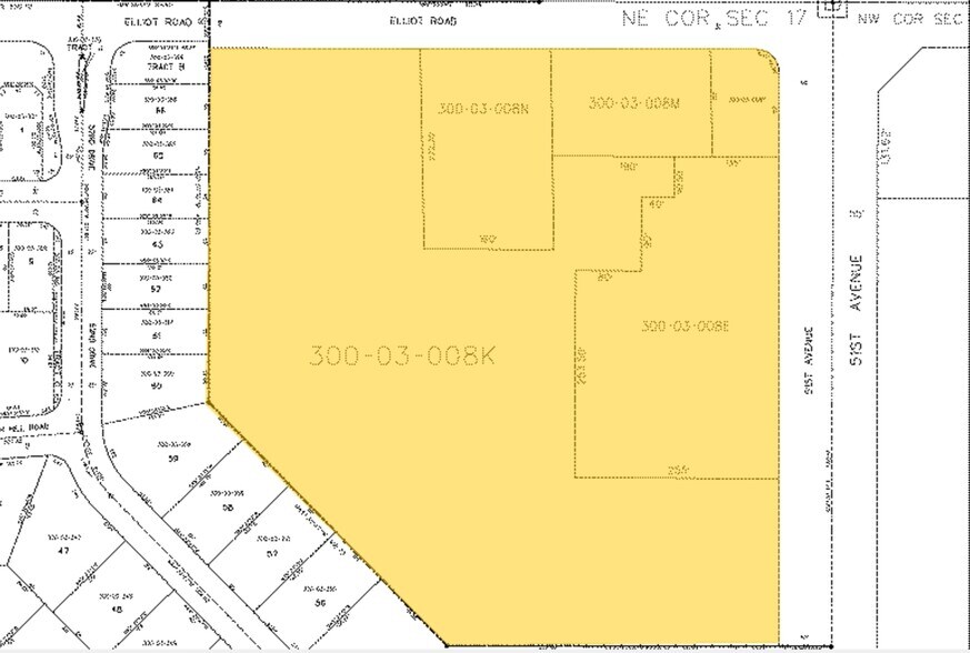 S 51st Ave & W Elliot Rd, Laveen, AZ for sale - Plat Map - Image 2 of 3