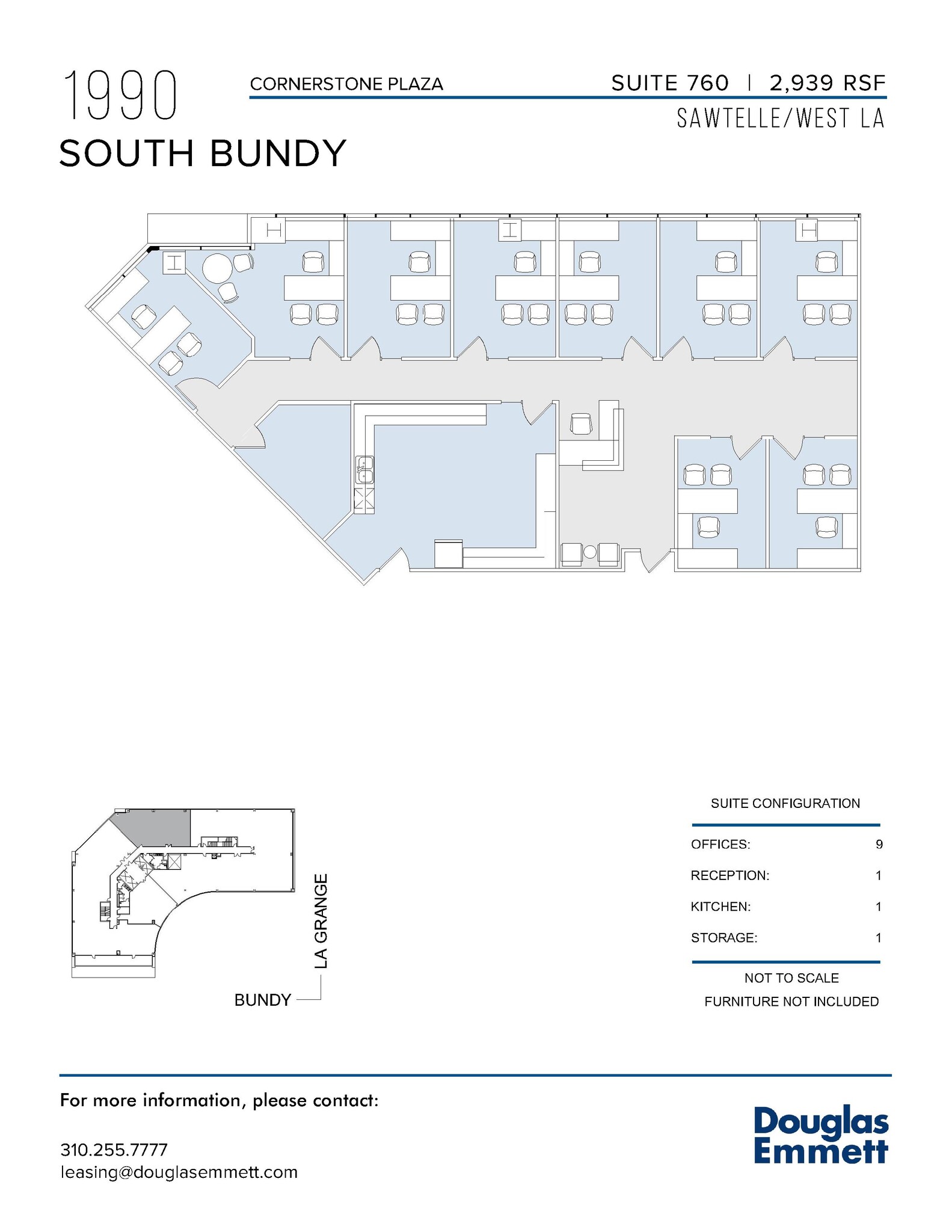 1990 S Bundy Dr, Los Angeles, CA for lease Floor Plan- Image 1 of 1