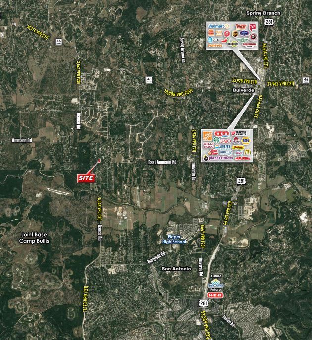 31351 Blanco Rd, Bulverde, TX for sale Aerial- Image 1 of 1