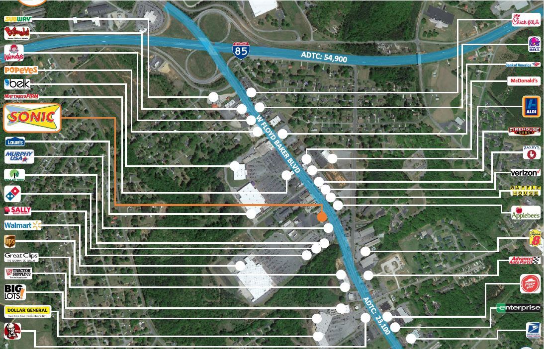 1529 W Floyd Baker Blvd, Gaffney, SC 29341