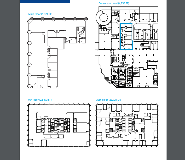 10020 100th St NW, Edmonton, AB for lease Floor Plan- Image 1 of 1