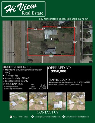 More details for 622 N Interstate 35 Rd, Red Oak, TX - Land for Sale