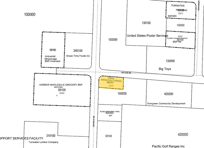 819 78th Ave SW, Tumwater, WA for sale - Plat Map - Image 2 of 3
