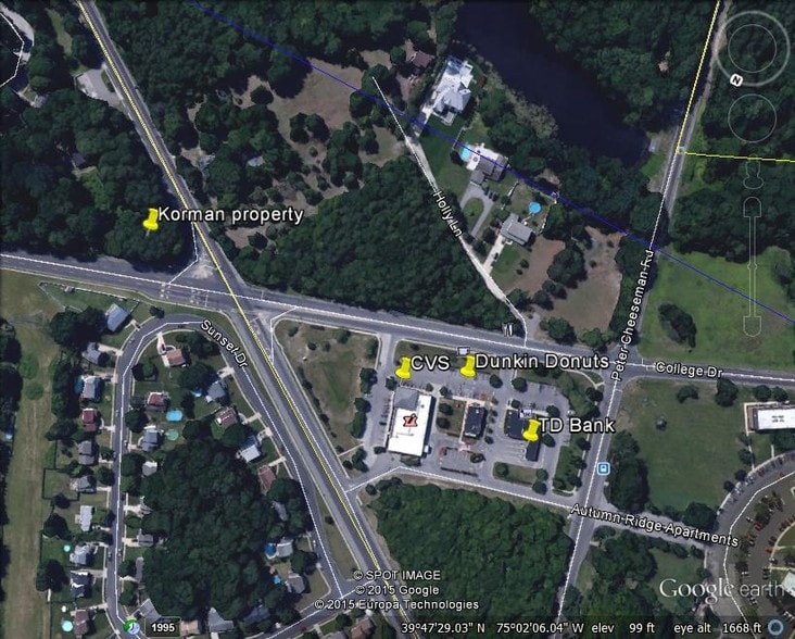 College Drive & Erial Rd, Blackwood, NJ for lease - Aerial - Image 2 of 3
