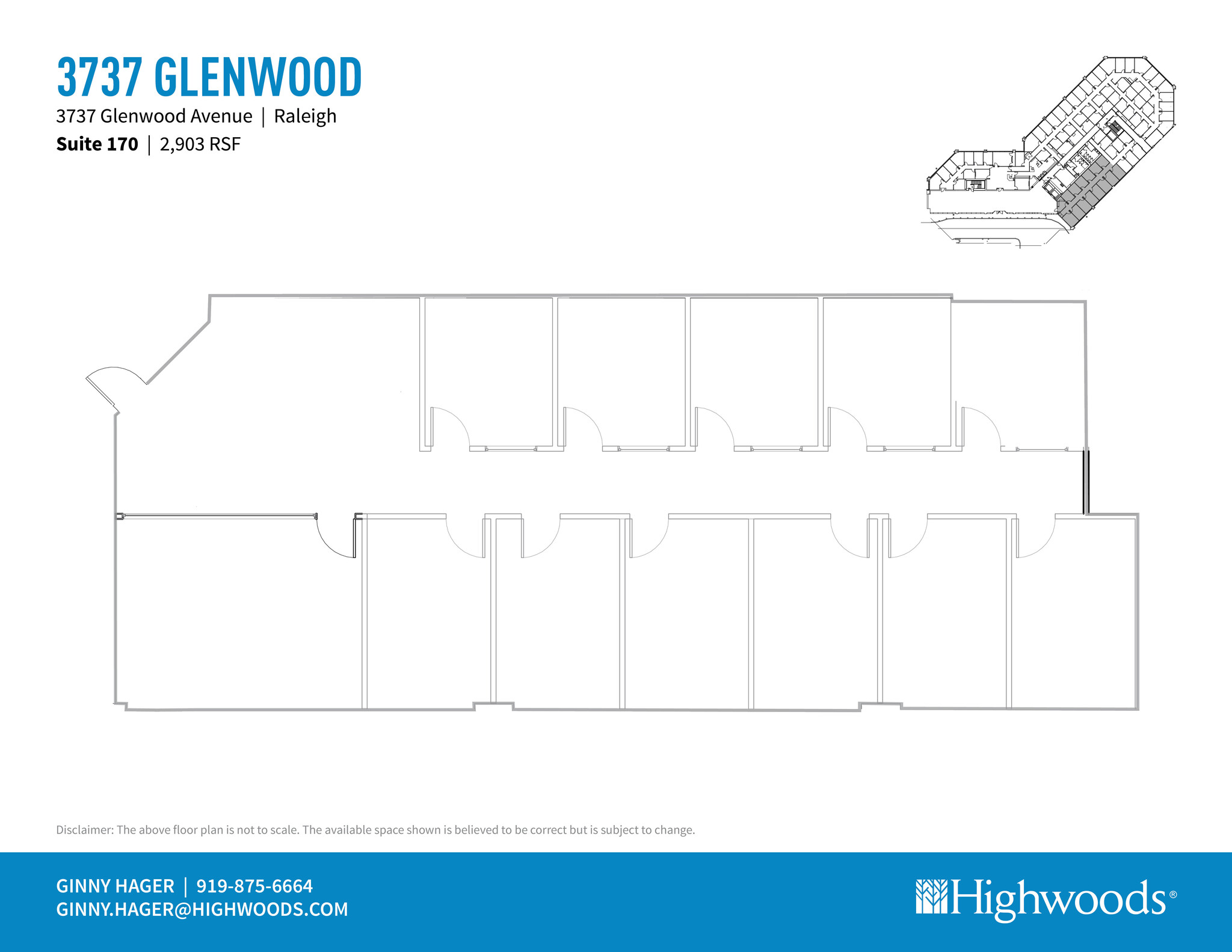 3737 Glenwood Ave, Raleigh, NC for lease Floor Plan- Image 1 of 1