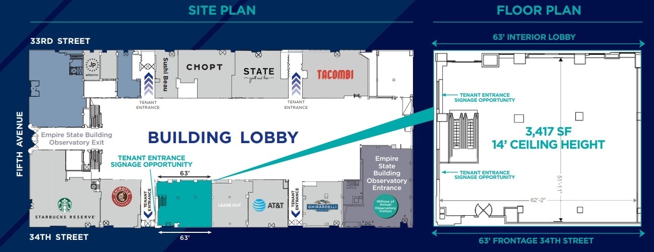 350 Fifth Ave, New York, NY for lease Floor Plan- Image 1 of 1