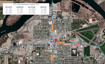 1054 Overland Ave, Burley, ID - AERIAL  map view - Image1