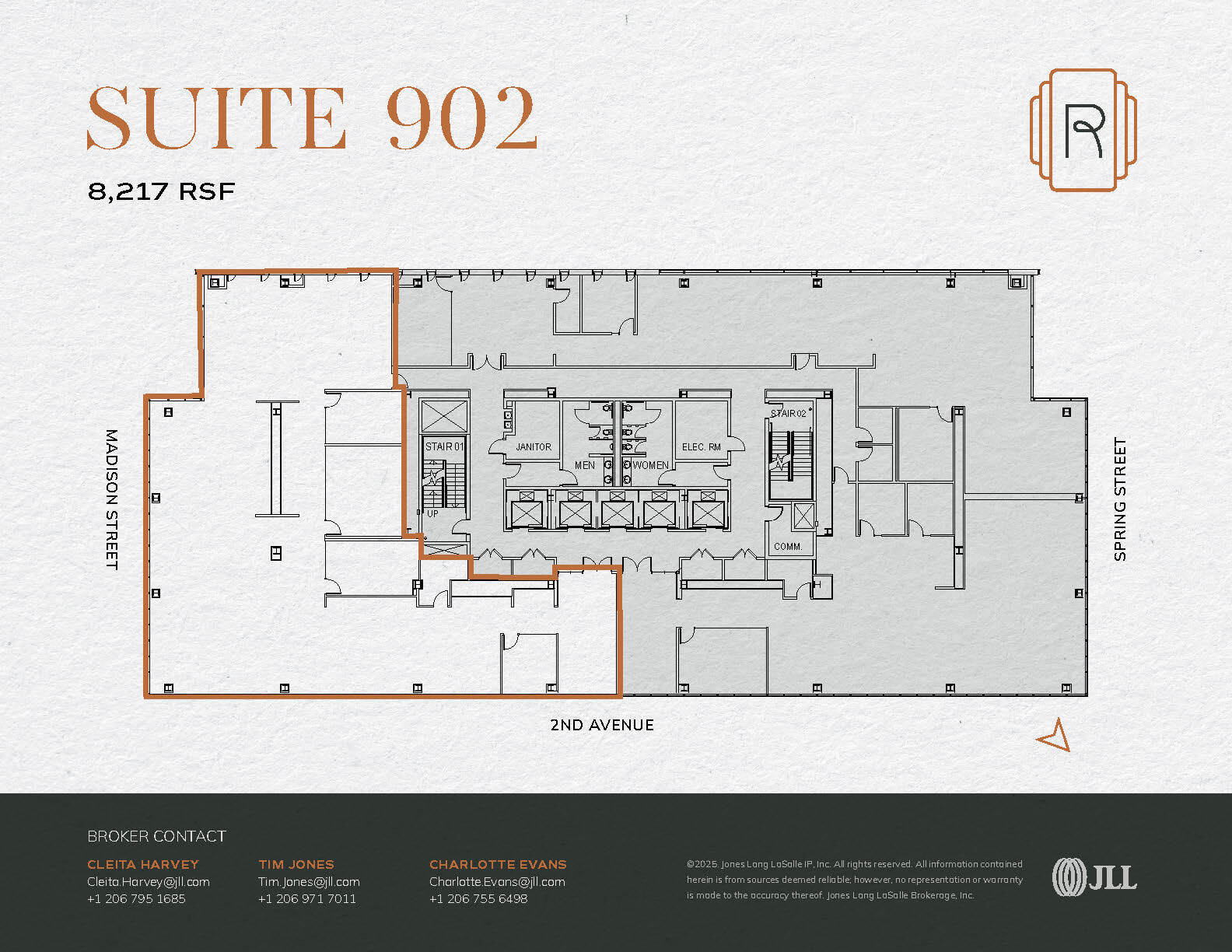 1015 2nd Ave, Seattle, WA for lease Floor Plan- Image 1 of 12