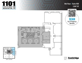 1101 14th St NW, Washington, DC for lease Floor Plan- Image 1 of 1