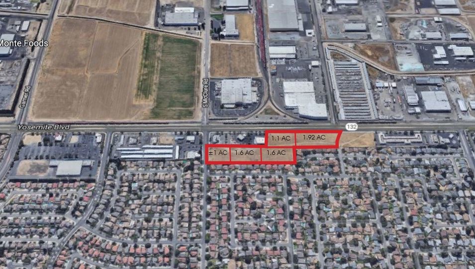 Yosemite Blvd, Modesto, CA for lease - Aerial - Image 2 of 6