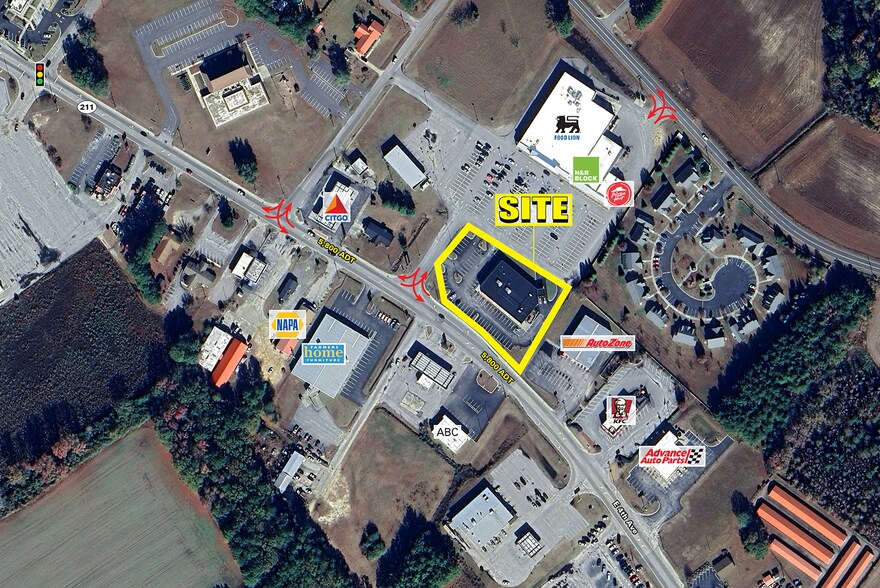 903 E 4th Ave, Red Springs, NC for lease - Aerial - Image 3 of 3