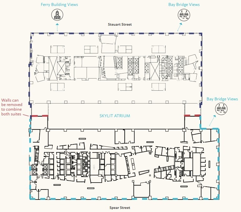 1 Market St, San Francisco, CA for lease Floor Plan- Image 1 of 1