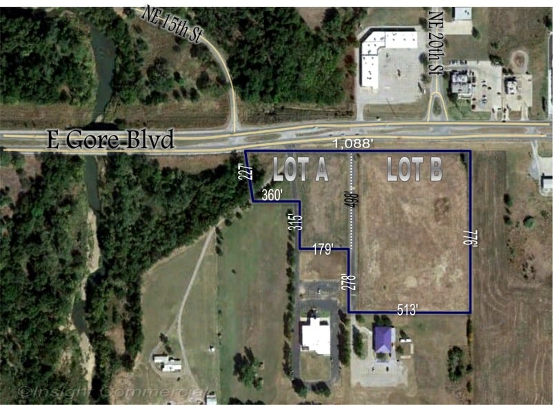 1601 E Gore Blvd, Lawton, OK for sale - Aerial - Image 2 of 2