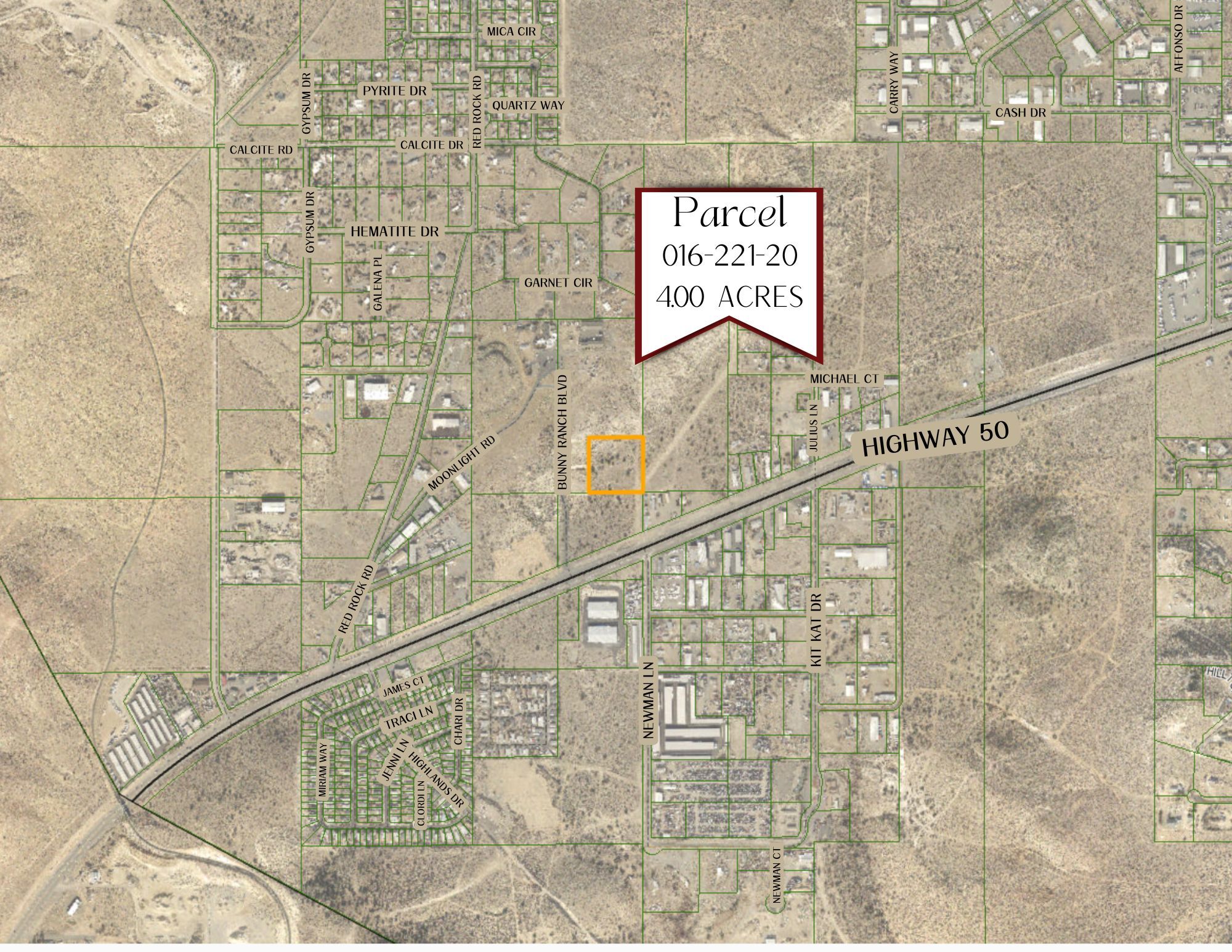 NE Cnr Hwy 50 E & Newman Ln, Mound House, NV for sale Building Photo- Image 1 of 1