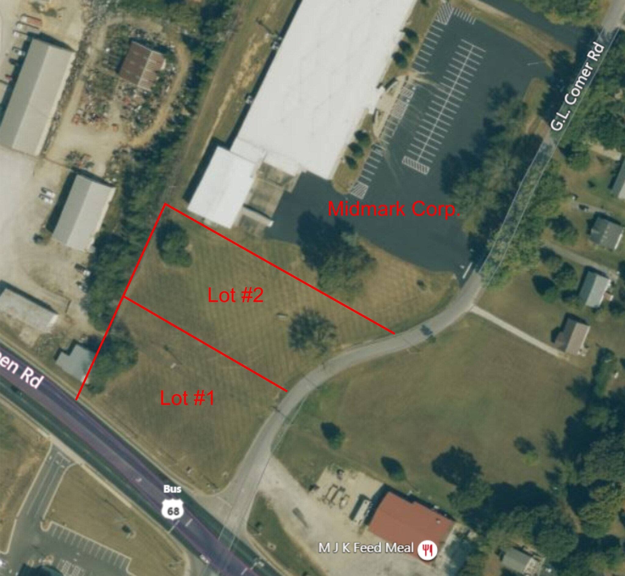 US 68-80, Glasgow, KY for sale Plat Map- Image 1 of 1