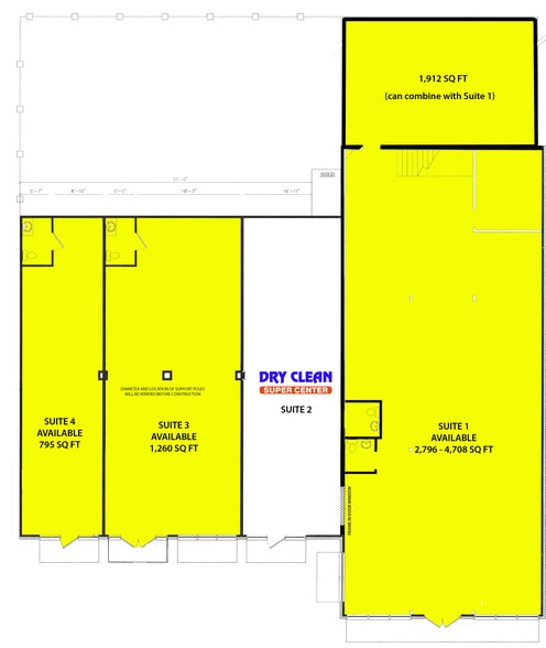 807 N Commerce St, Ardmore, OK for lease - Floor Plan - Image 2 of 3