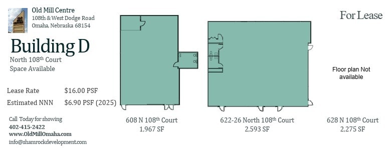 622 N 108th Ct, Omaha, NE for lease Floor Plan- Image 1 of 3