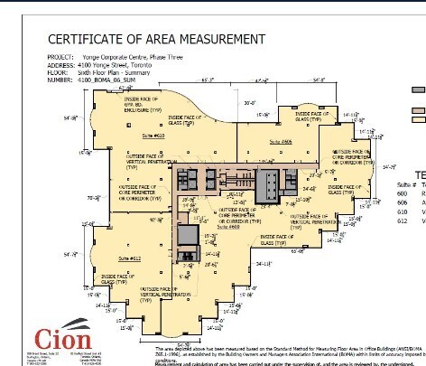 4100 Yonge St, Toronto, ON for lease Floor Plan- Image 1 of 1