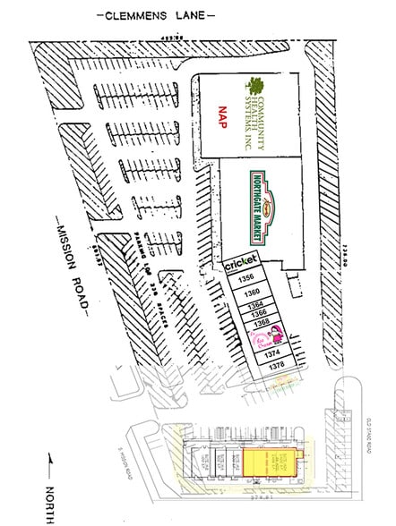 1328-1418 S Mission Rd, Fallbrook, CA for lease - Site Plan - Image 3 of 5