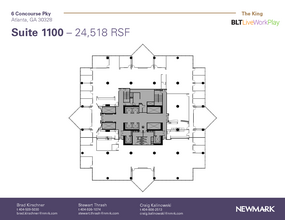 6 Concourse Pky NE, Atlanta, GA for lease Floor Plan- Image 1 of 7