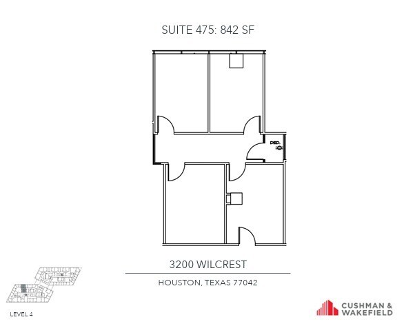 3200 Wilcrest Dr, Houston, TX for lease Floor Plan- Image 1 of 1