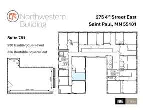 275 4th St E, Saint Paul, MN for lease Floor Plan- Image 1 of 5