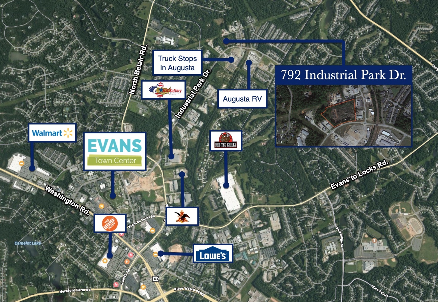 792 Industrial Park Dr, Evans, GA for sale Building Photo- Image 1 of 1