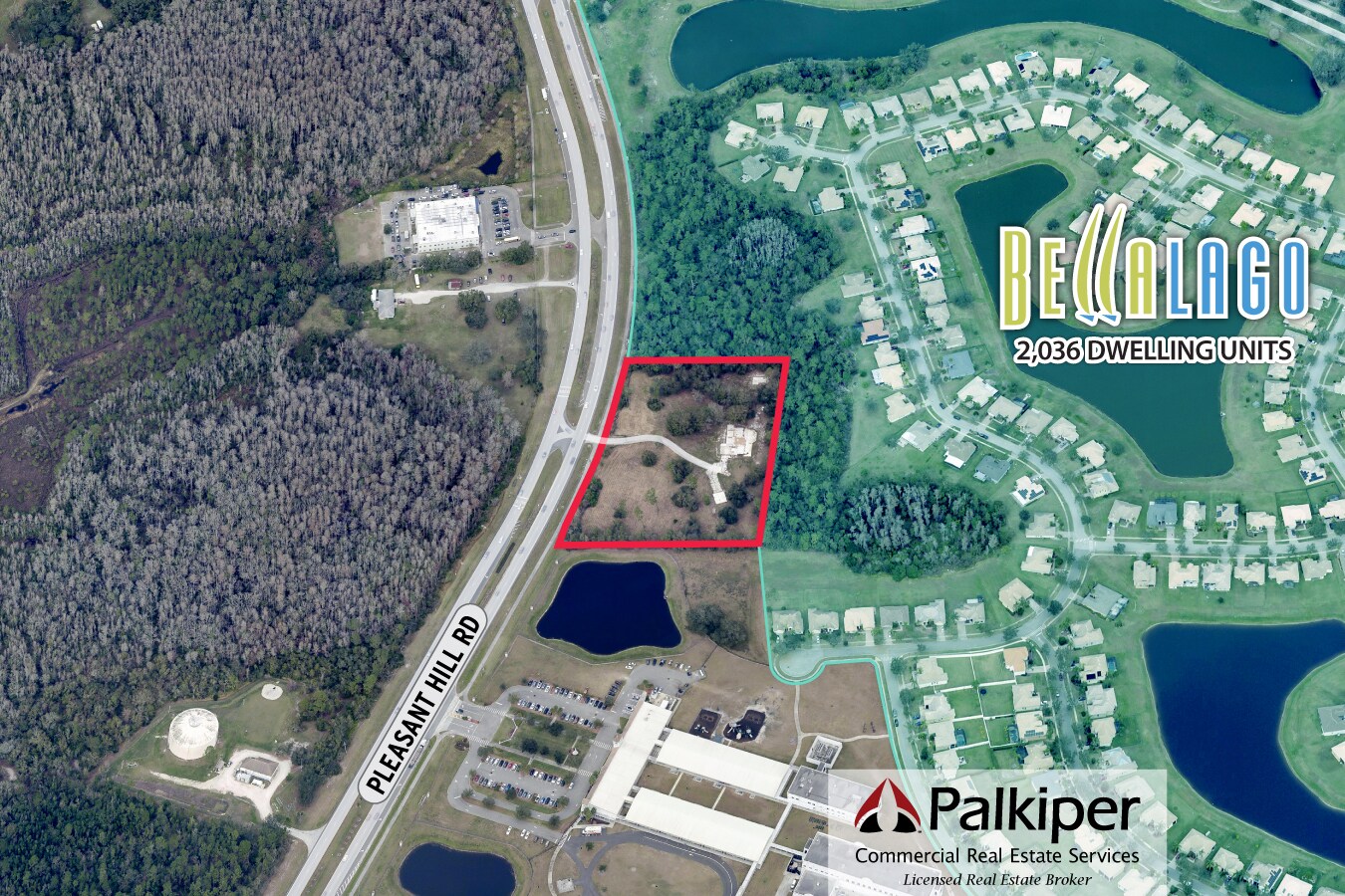 3581 Pleasant Hill Road, Kissimmee, FL for lease Aerial- Image 1 of 4