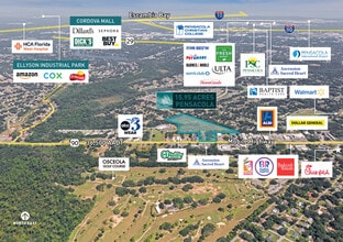 4900 Blk Mobile Hwy, Pensacola, FL - AERIAL  map view - Image1