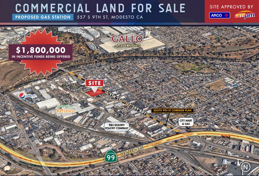 557 S 9th St, Modesto, CA for sale - Building Photo - Image 1 of 3