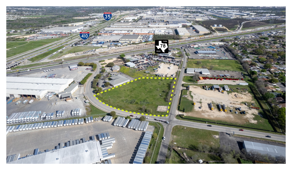 3 acres on Springfield Dr, San Antonio, TX for lease - Building Photo - Image 1 of 9