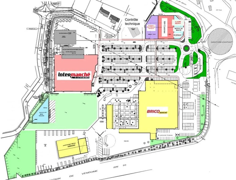 Retail in Vendôme for lease - Site Plan - Image 2 of 3
