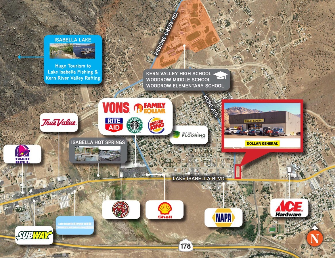 Dollar General, Lake Isabella, CA 93240