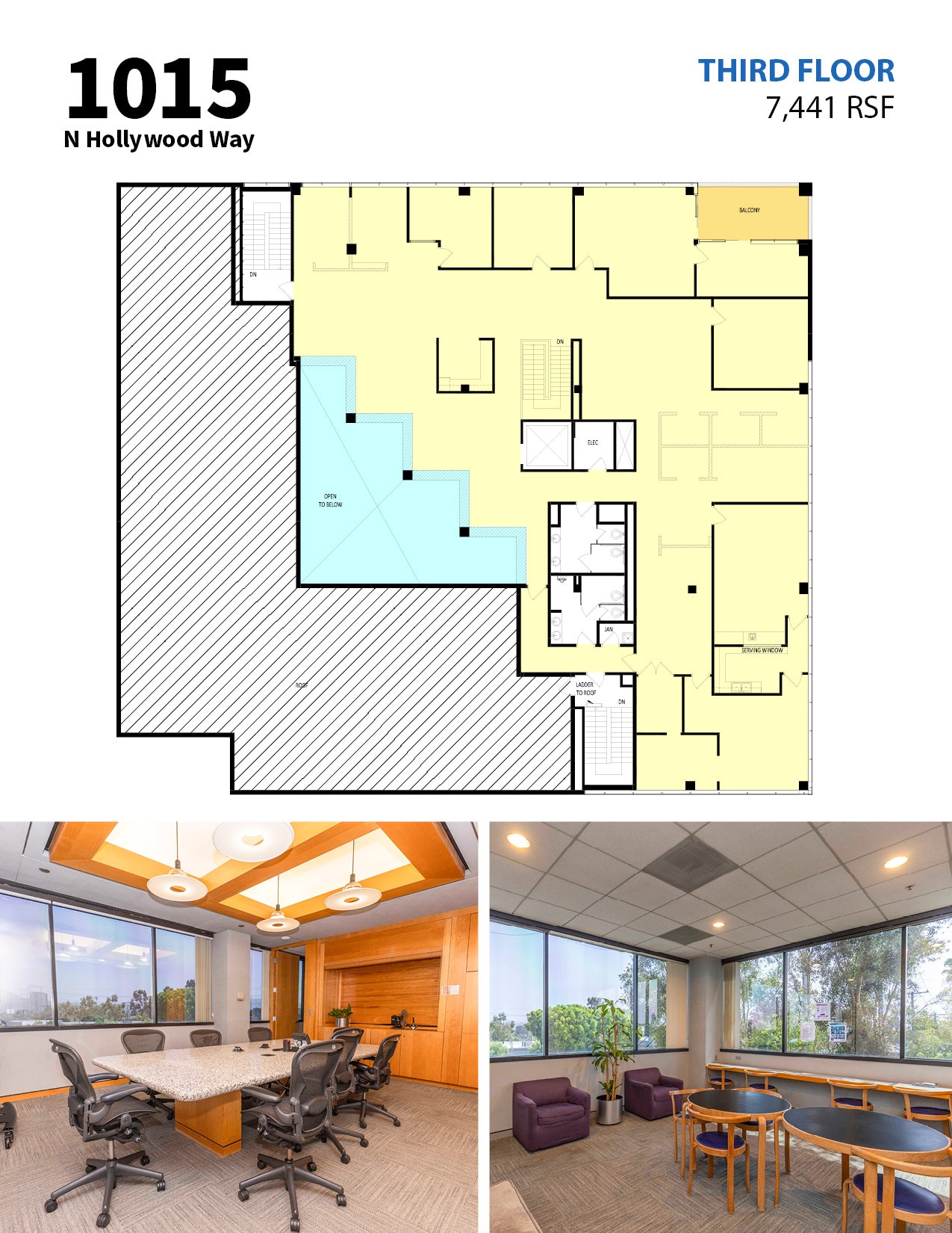 1015 N Hollywood Way, Burbank, CA for lease Floor Plan- Image 1 of 3
