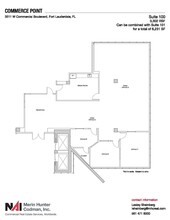 3511 W Commercial Blvd, Fort Lauderdale, FL for lease Floor Plan- Image 1 of 2