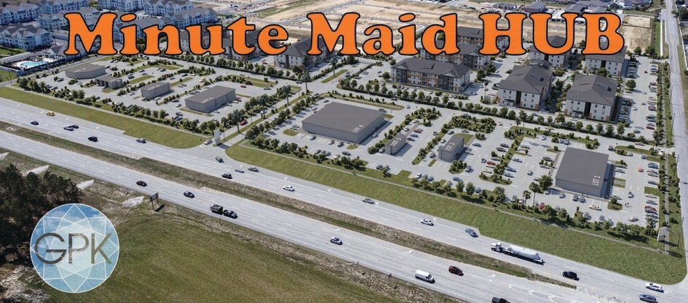 US 27 and Minute Maid Ramp Rd Rd, Davenport, FL for sale - Aerial - Image 3 of 4