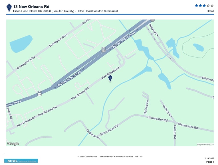 13 New Orleans Rd, Hilton Head Island, SC for sale - Aerial - Image 3 of 4