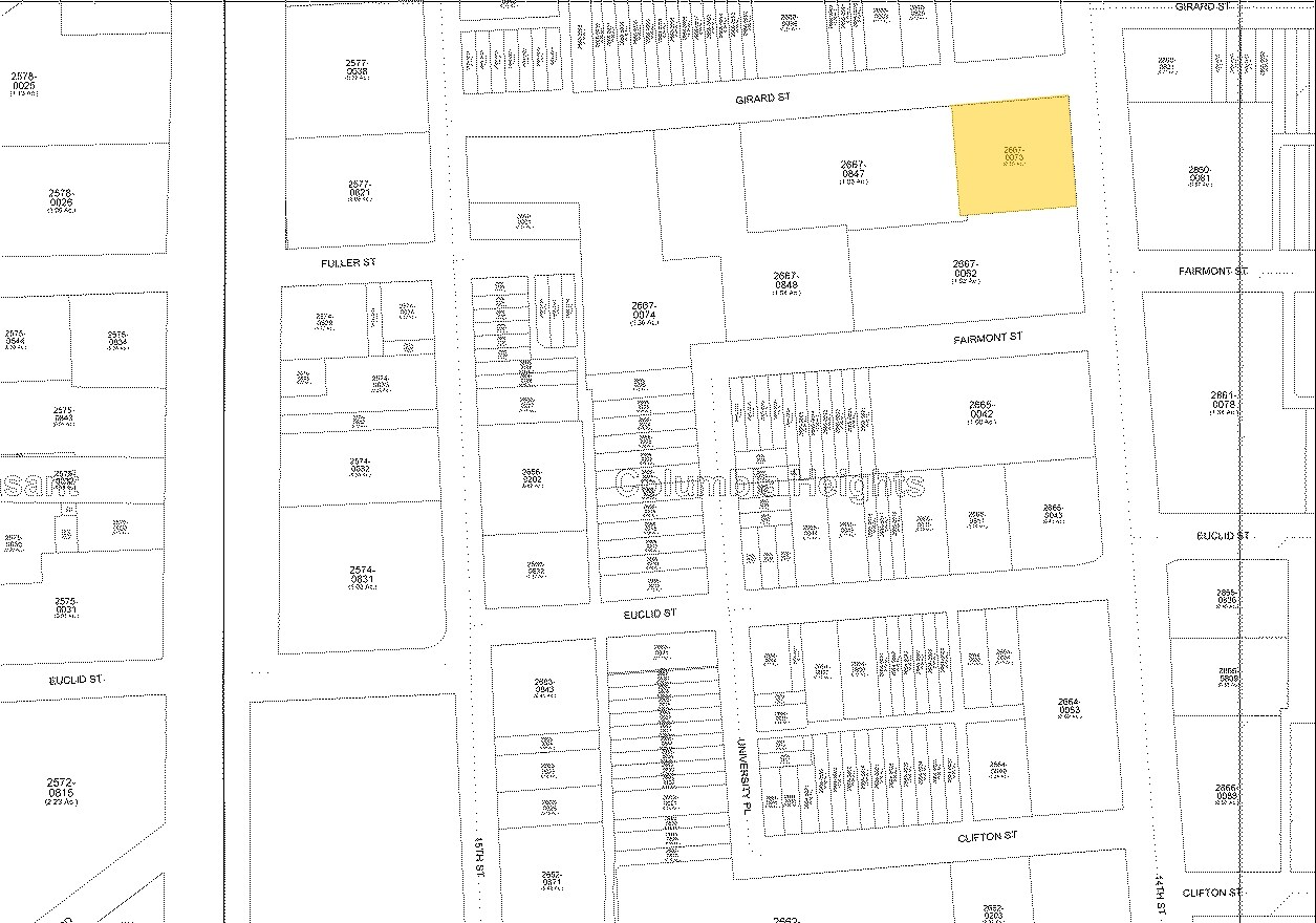 2750 14th St NW, Washington, DC for sale Plat Map- Image 1 of 1